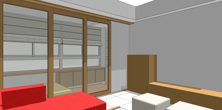 拉門全關-東北向