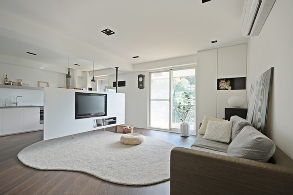 潔白純淨的空間感