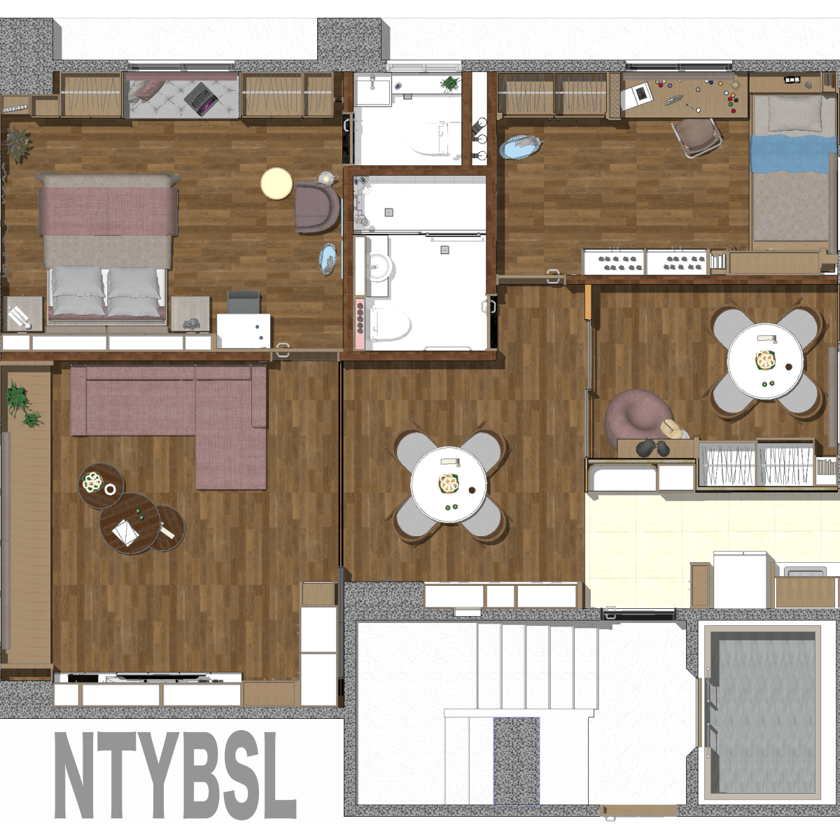 定案之平面配置圖