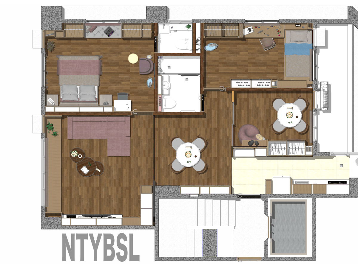 定案之平面配置圖